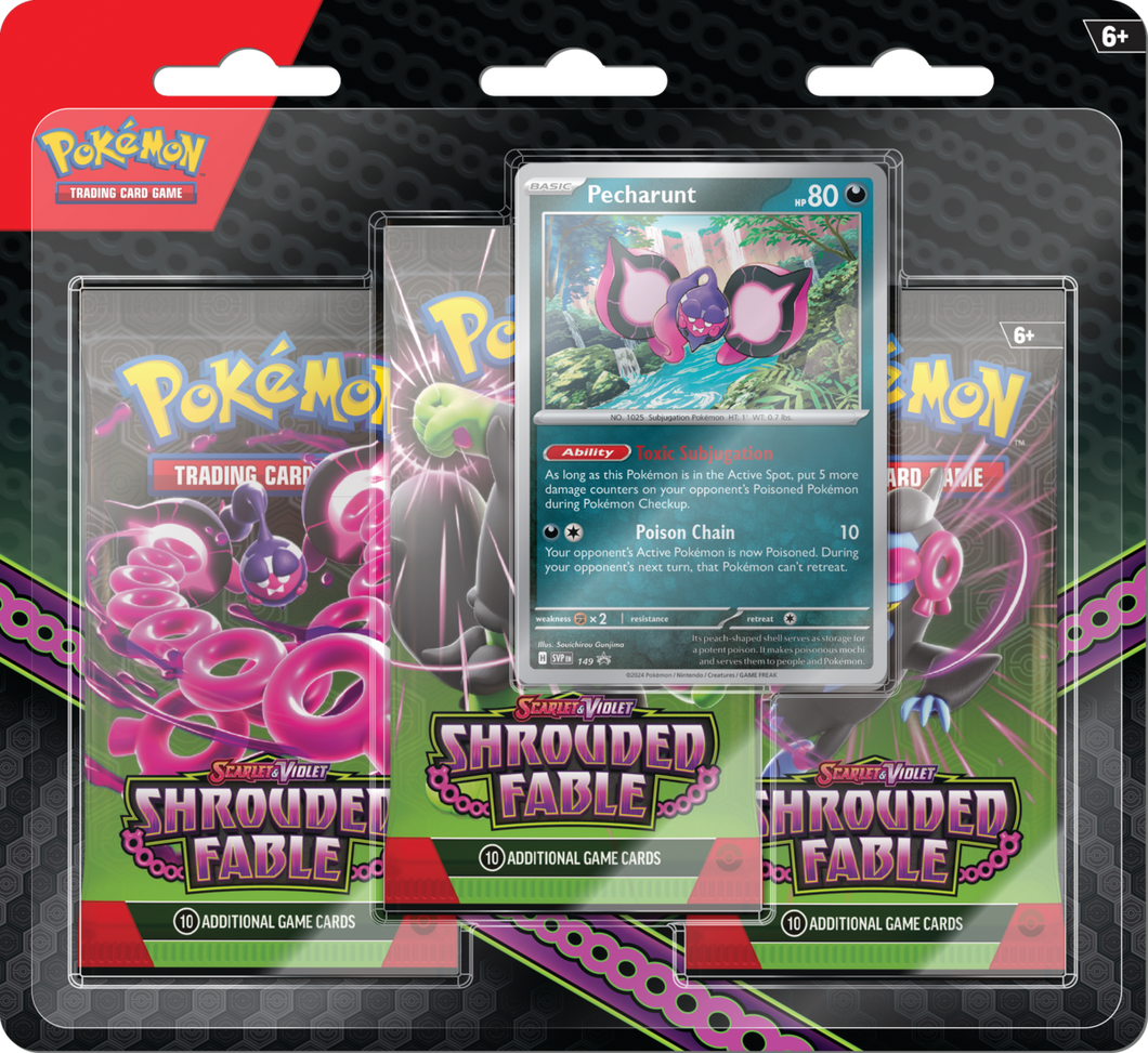 Pokemon: Shrouded Fable Booster Pack Blister - Pecharunt